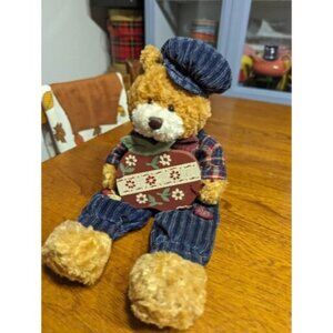 DanDee Collector's Choice Country Bear Stuffed Plush Bear 12 Inch